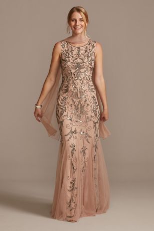 blush pink dresses for mother of the bride