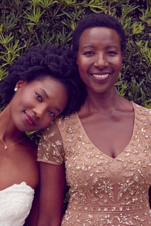 Cap Sleeve Beaded Sheath Dress with Tulle Godets | David's Bridal