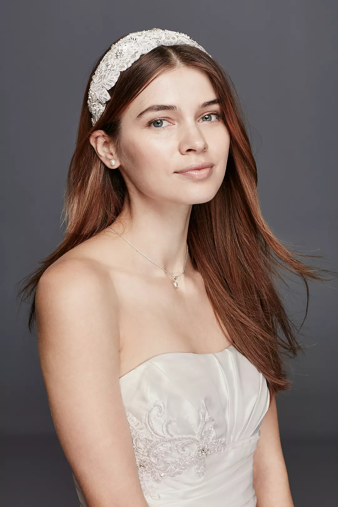 Beaded Lace Headband Image
