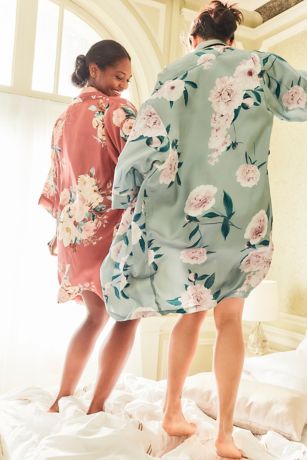 Sage Floral Bridesmaid Dresses