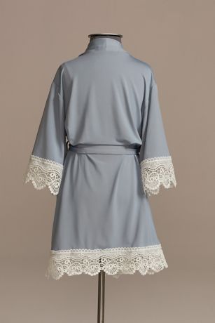 floral jersey robe