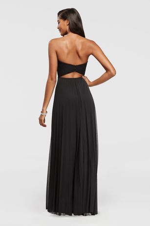 Long Dress with Rhinestone Sweetheart Neckline | David's Bridal