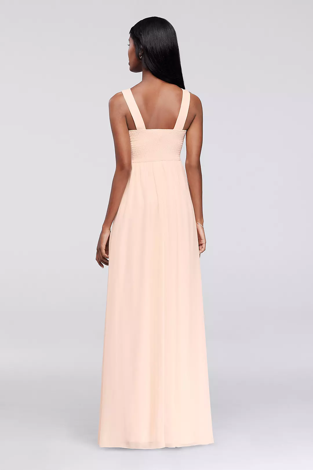 Sleeveless Prom Dress with Illusion Neckline | David's Bridal Sleeveless Prom Dress with Illusion Neckline | David's Bridal