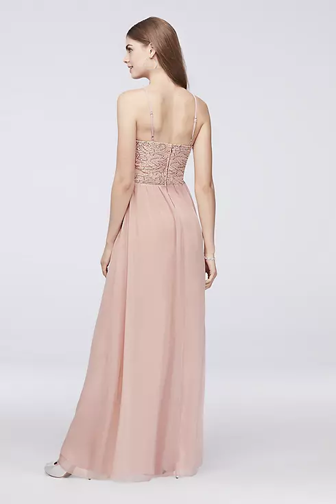Sequin Lace and Infinity Cutout Chiffon Gown Image 2