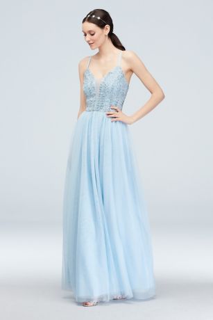 Debs Prom Dresses Juniors Neck Strap