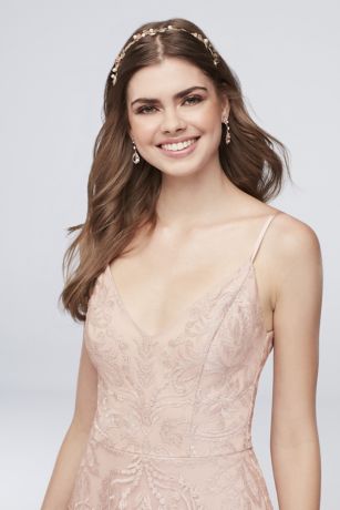david's bridal a line slip