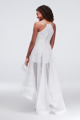 スーツ・フォーマル・ドレス OFF SHOULDER LACE LIKE ROMPERS my closet / OFF SHOULDER LACE LIKE ROMPERS SBK