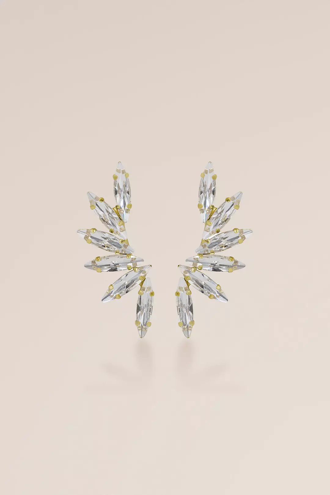Swarovski and Sterling Marquise Cascade Earrings | David's Bridal