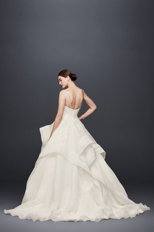 Truly Zac Posen Horsehair Tier Skirt Wedding Dress