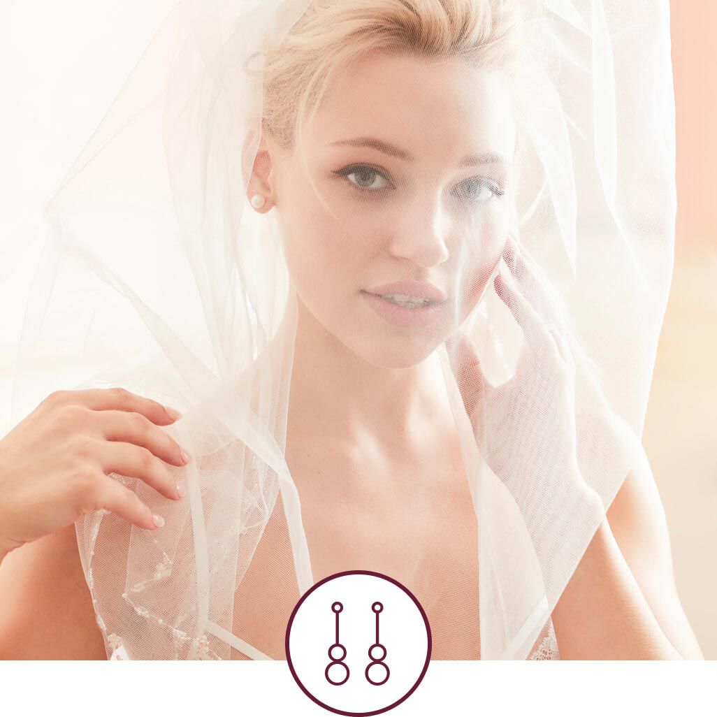 bride wearing a veil