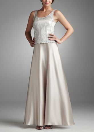 Mock Two Piece Fortuni Dress with Jacket David s Bridal