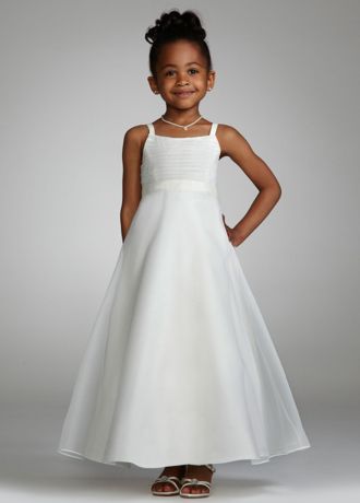 Taffeta flower girl on sale dress