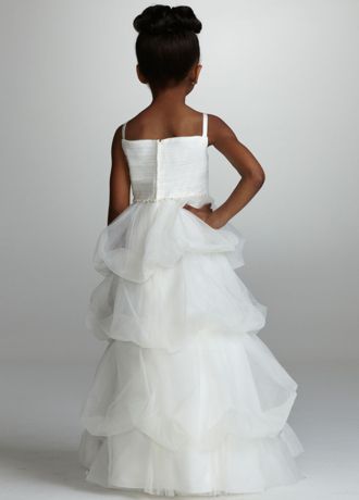 Spaghetti Strap Tulle Ballgown with Bubble Skirt | David's