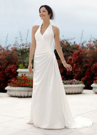 Draped Halter Dress