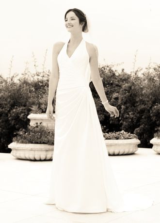 David's bridal new arrivals halter wedding dress