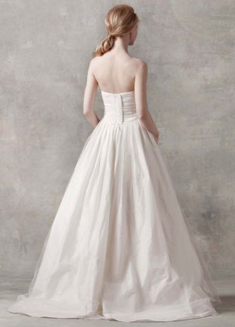 White by Vera Wang Empire Waist Wedding Dress | David's Bridal