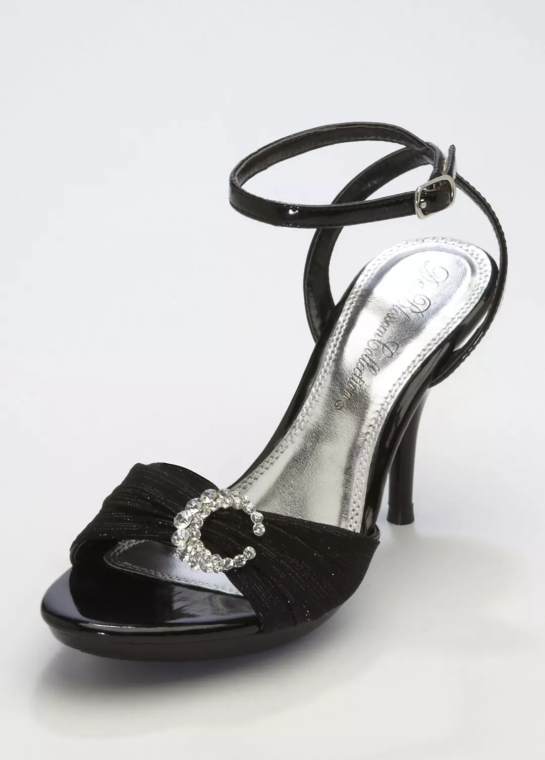 Ruched Chiffon Sandal with Ornament Image