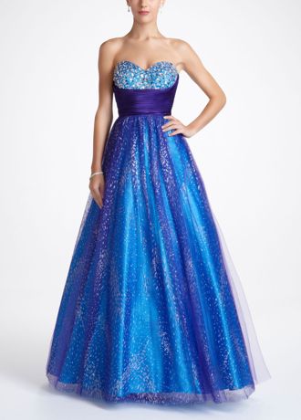 Strapless Long Prom Ball Gown  Image