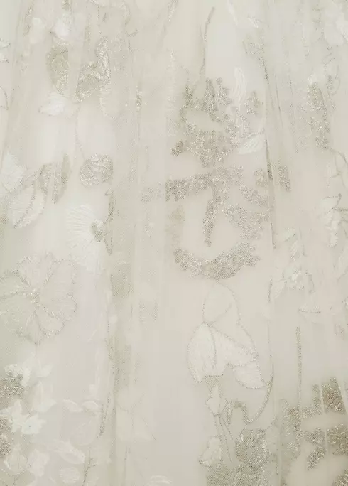 Melissa Sweet Lace Wedding Dress with Satin Waist  Image 2
