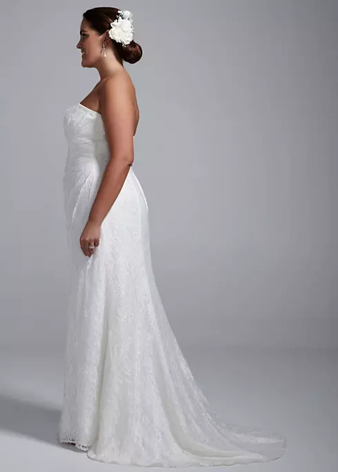 Strapless Sweetheart Lace Gown Image 3