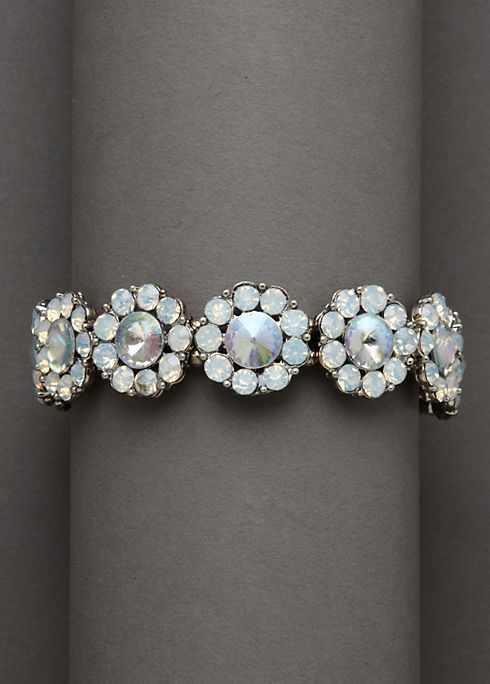 Crystal Bracelet with Round Stone Accents Image 1