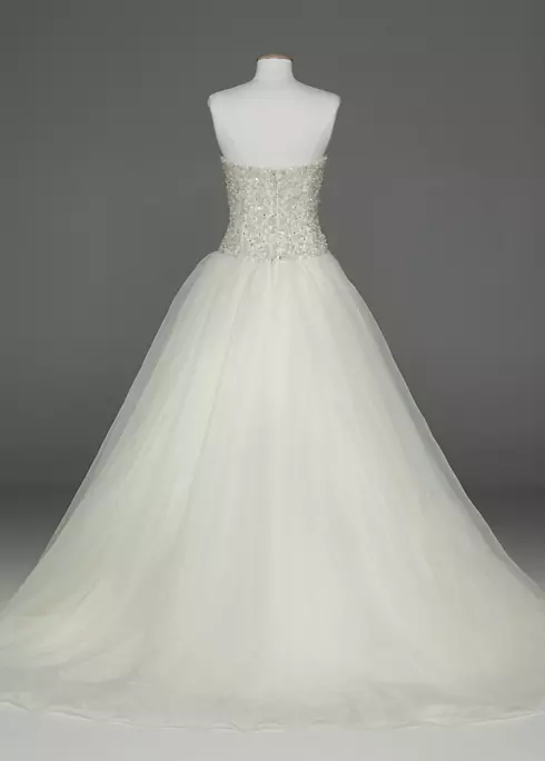 Oleg Cassini Wedding Dress with Organza Bodice  Image 2