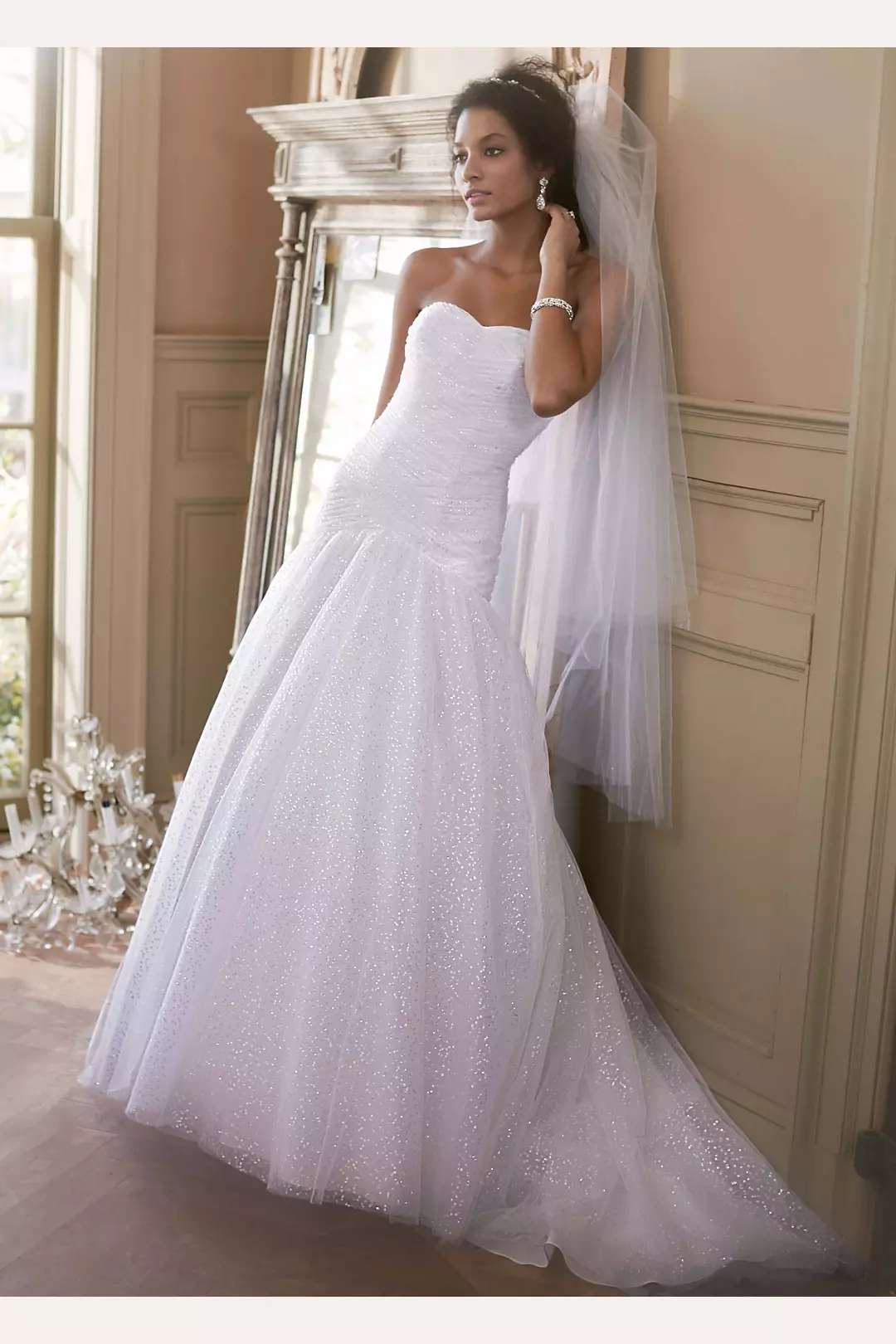 Sweetheart Tulle Ball Gown With Corset Bodice and Rhinestones - UCenter  Dress