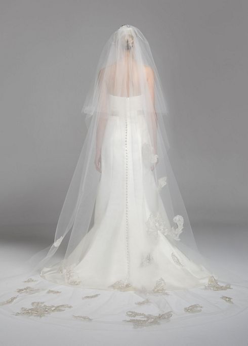 Oleg Cassini Two Tier Cathedral Veil  Image 3