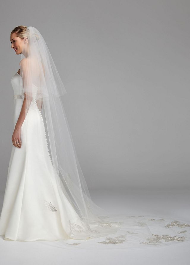 Oleg Cassini Two Tier Cathedral Veil  Image 4