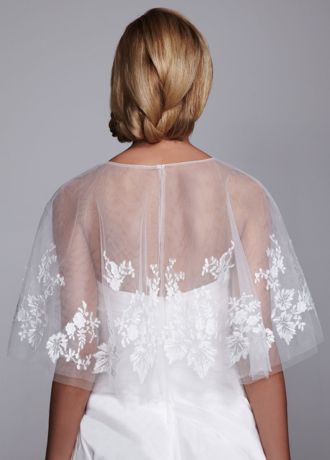 Bridal lace cheap cape