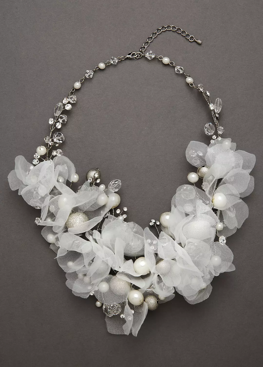 Floral Bouquet Crystal Necklace Image