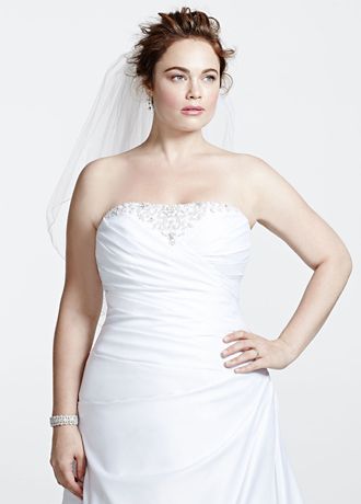 satin lace plus line dress