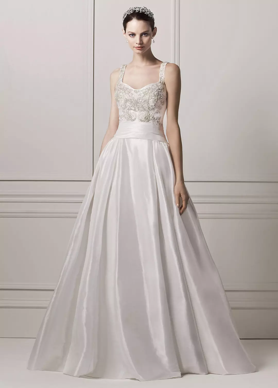 As-Is Sleeveless Tank Ball Gown Wedding Dress Image