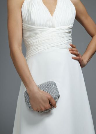 Sasha Crystal Embellished Clutch w/ Knuckle Rings | David's