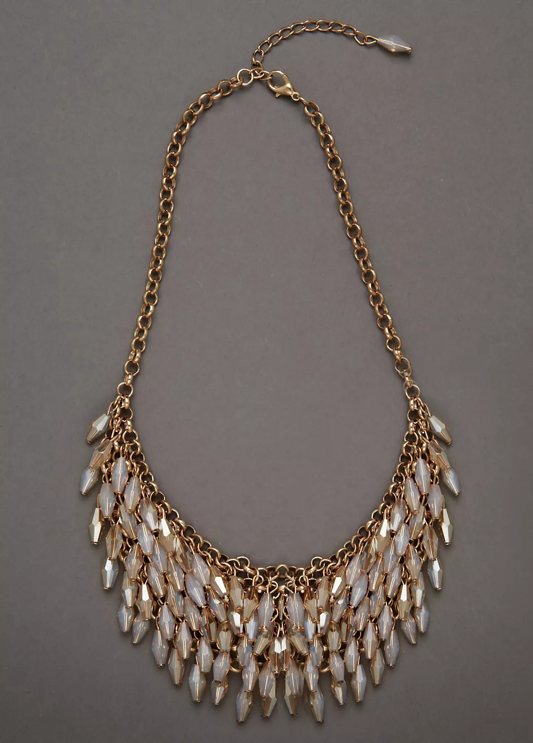 Iridescent Topaz Bead Necklace Image