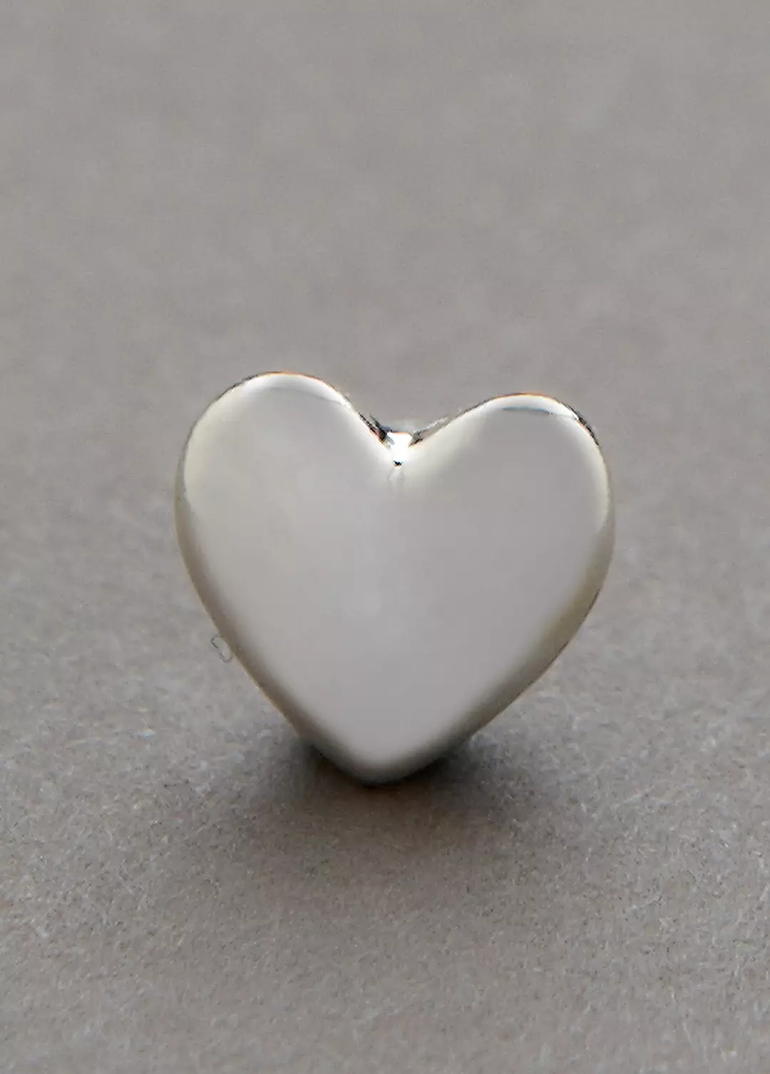 Heart Stud Earrings Image 3