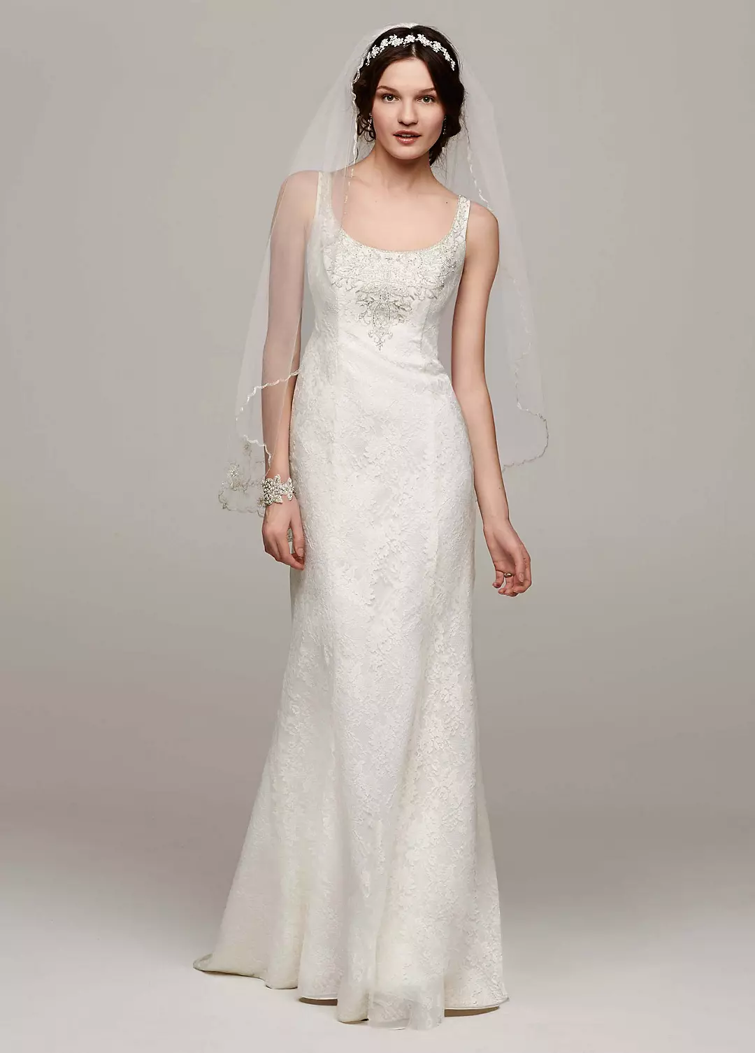All Over Lace Tank Gown Image