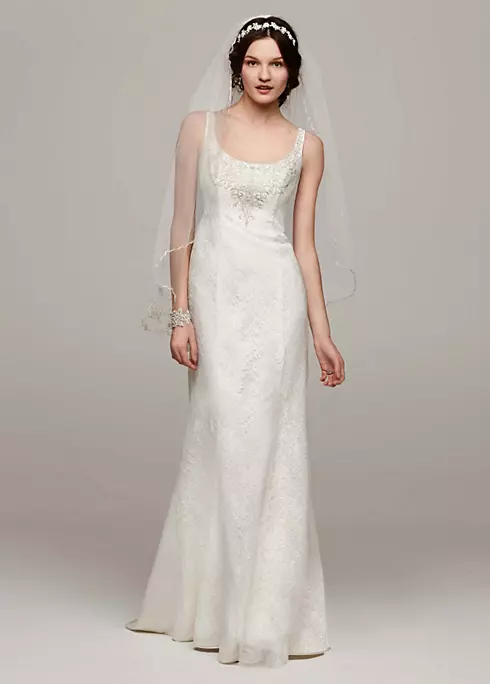 All Over Lace Tank Gown Image 1