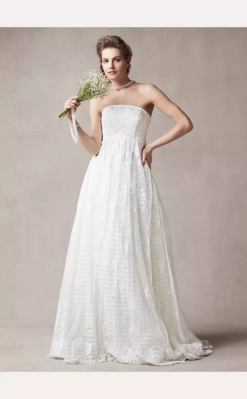 As-Is Melissa Sweet Empire Waist Wedding Dress Image 1