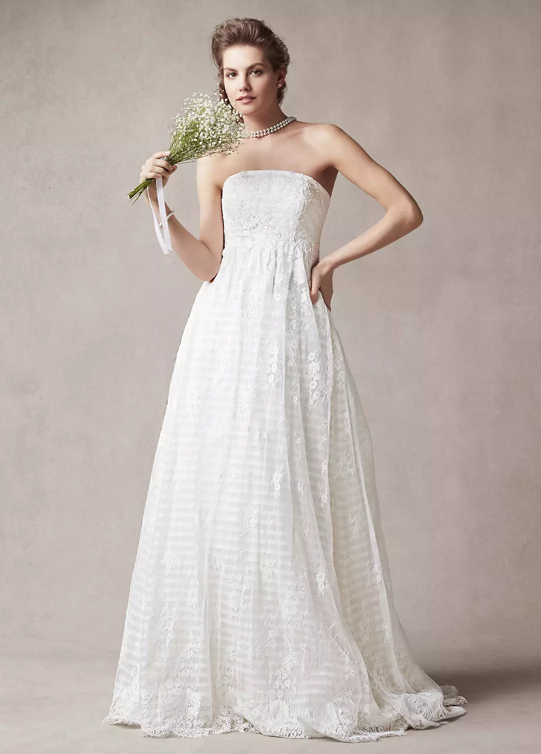 As-Is Melissa Sweet Empire Waist Wedding Dress Image
