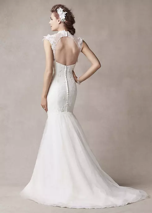 Melissa Sweet Wedding Dress with Illusion Neckline Image 2