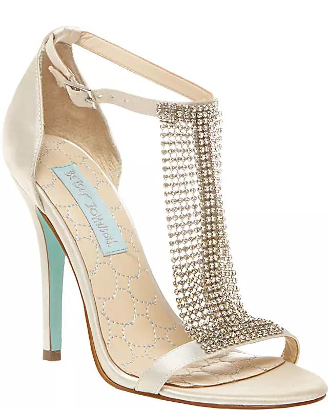 Blue by Betsey Johnson Crystal T Strap Sandal Image