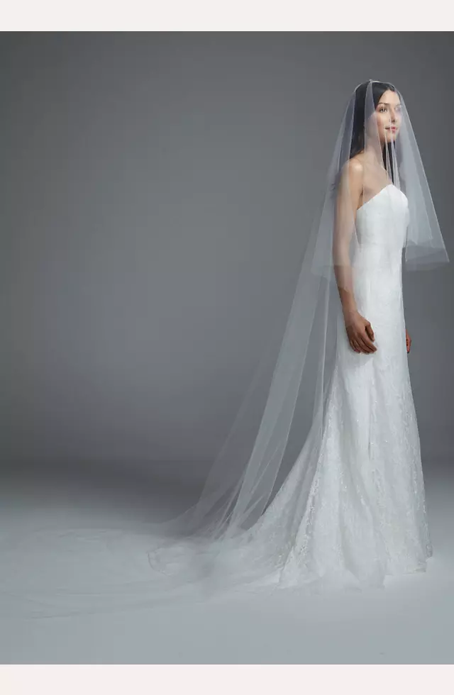 Classic Cathedral Length Veil Image 3