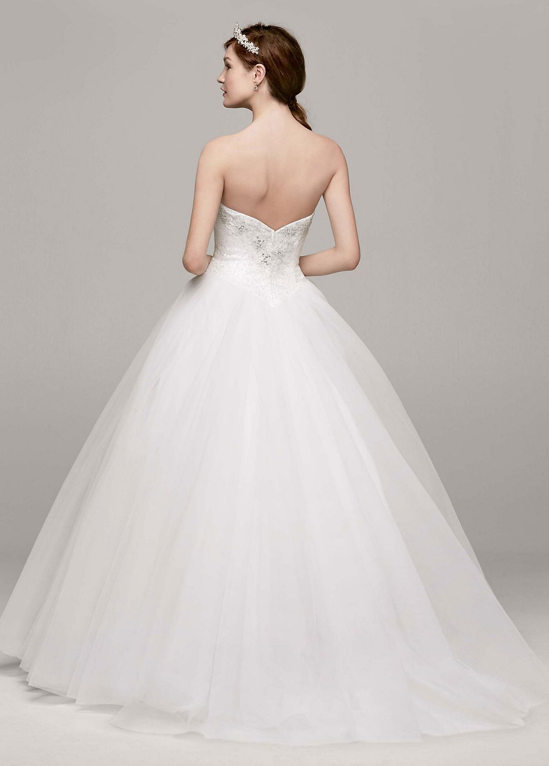 As-Is Beaded Bodice Tulle Wedding Dress  Image 2