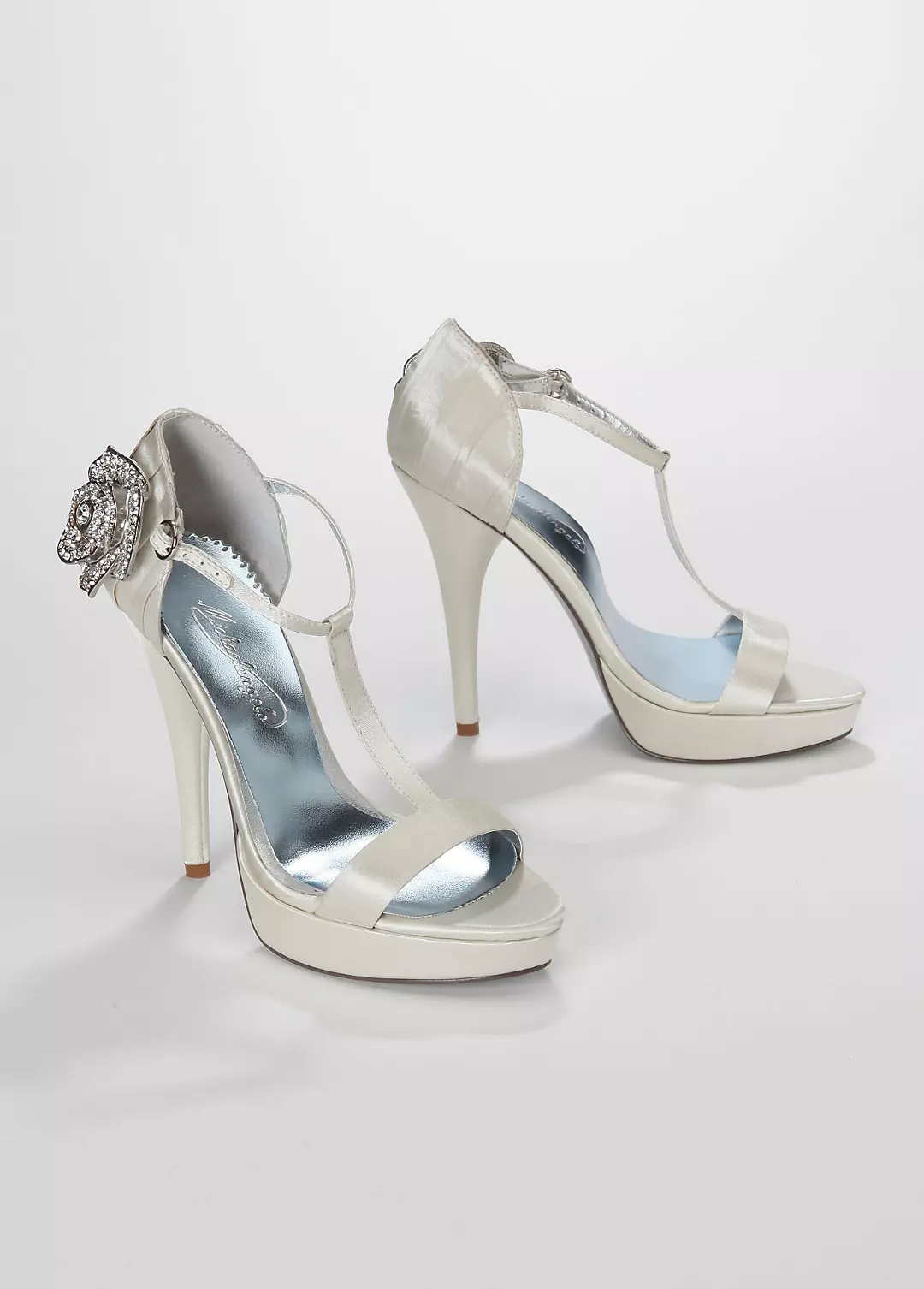Crystal Rose Bridal T-Strap Sandal Image