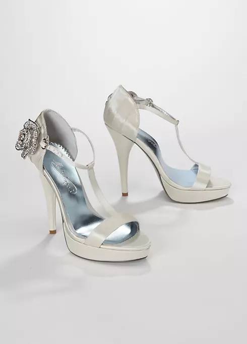 Crystal Rose Bridal T-Strap Sandal Image 1