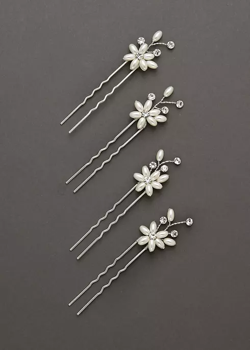 Floral Hair Pins Image 1