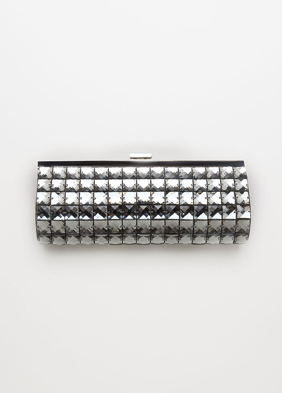 Elongated Square Faceted Gem Clutch Image