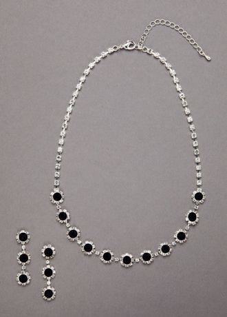 Minimalistic Black Stone Pendant Set - Zeraki Jewels