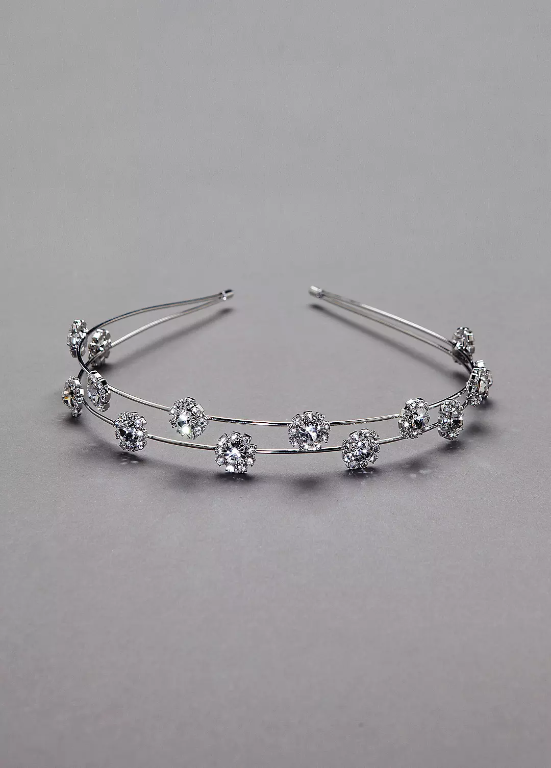 Crystal Accented Double Row Headband Image
